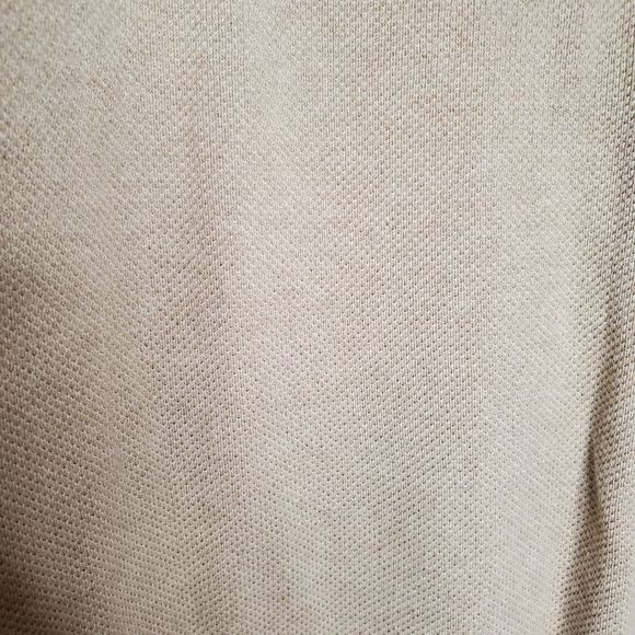 J. Crew Mercantile 100% Cotton Pique Thermal Crewneck Sweater Size Large Tan - Picture 2 of 7